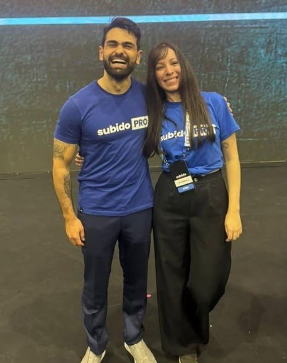 Victória Martielo com Pedro Sobral